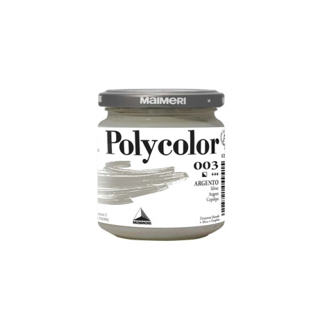 Colore vinilico Polycolor - 140 ml - argento - Maimeri