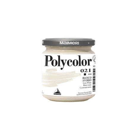 Colore vinilico Polycolor - 140 ml - bianco avorio - Maimeri