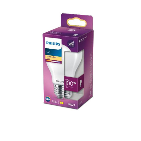 PHILIPS - LAMPADA A GOCCIA LUCE BIANCA CALDA 100W