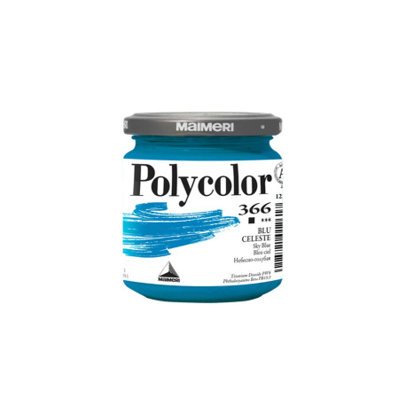 Colore vinilico Polycolor - 140 ml - celeste - Maimeri