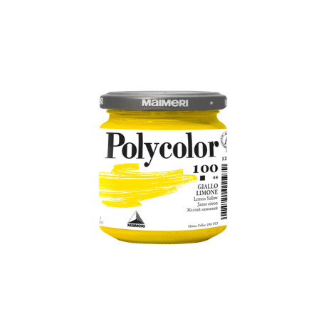 Colore vinilico Polycolor - 140 ml - giallo limone - Maimeri