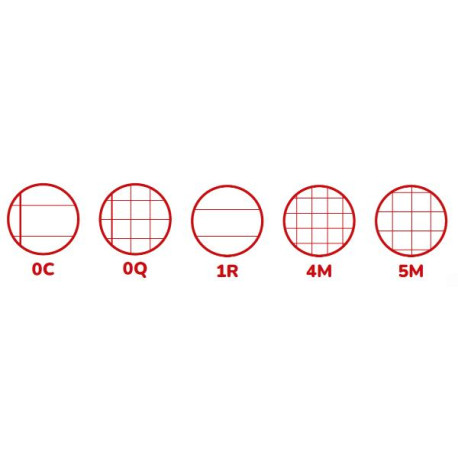 Pigna MAXI QUADERNI MONOCROMO ZIP A4 100GR - 5MM