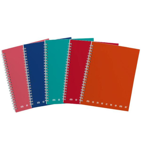 Pigna QUADERNI MONOCROMO THE ORIGINAL SPIRALATI A5 80GR - 5MM