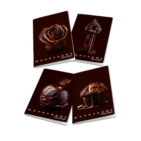 Pigna QUADERNO MONOCROMO CHOCOLATE A4 100GR - 5 MM
