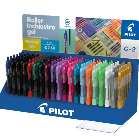 Pilot ESP120 PENNA ROLLER GEL G-2 0,7 MIX COLORS