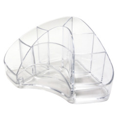 Portapenne Multipot Classic - 14 x 20 x 9 cm - trasparente - Arda