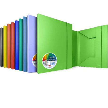 Plastibor GARDA 20 Cartelletta a 3 lembi con elastico Assortiti
