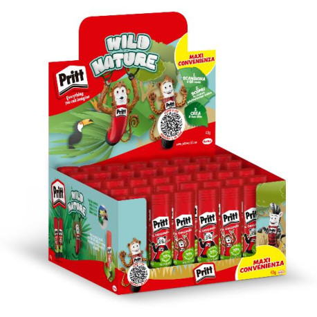 Pritt DISPLAY 40PZ COLLA STICK 43GR BTS