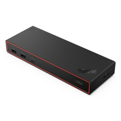 Lenovo ThinkPad USB4 Dock 5000, Cablato, Thunderbolt 4, 65 W, 1000 Mbit/s, Nero, Eclipse Black