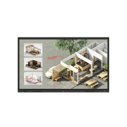 LG CreateBoard Standard, 190,5 cm (75"), 400 cd/m², 1,07 miliardi di colori, 3840 x 2160 Pixel, 4K Ultra HD, VA