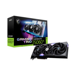 MSI GeForce RTX 5060 Ti 8G GAMING TRIO OC, GeForce RTX 5060 Ti, 8 GB, GDDR7, 128 bit, 7680 x 4320 Pixel, PCI Express x16 5.0