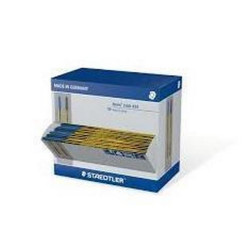 Penne a sfera Noris Stick Staedtler, confezione da 50, 25 blu e 25 nere