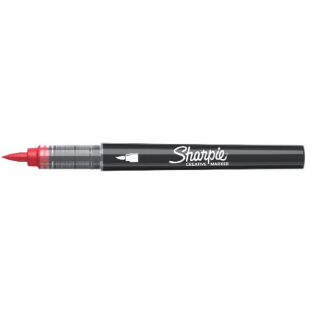 SHARPIE ACRYLIC CREATIVE MARKER PUNTA A PENNELLO - RED