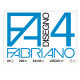 Album F4 - 24 x 33 cm - 20 fogli - 220 gr - liscio - Fabriano