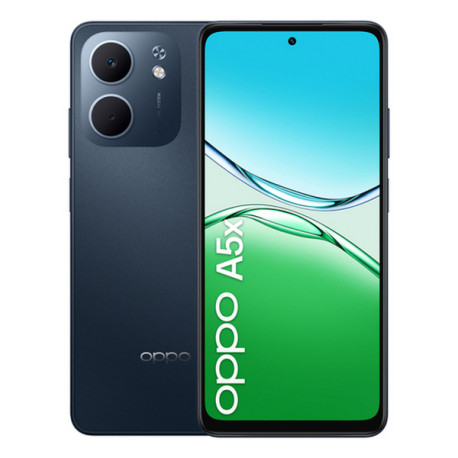 OPPO A5x Smartphone, Foto AI 32MP, Frontale 5MP, Display 6.67” 90HZ LCD HD+, 6000mAh, RAM 4(Esp1GB/2GB/4GB)+ROM 128GB (esp1TB),