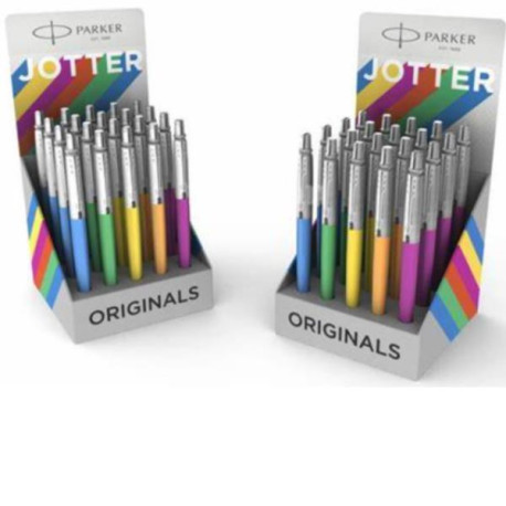 Parker Jotter Originals Penne a Sfera Ricaricabili Blu Punta Media 20 Pezzi