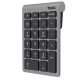 TASTIERINO NUMERICO WIRELESS TRUST XALAS - ARGENTO
