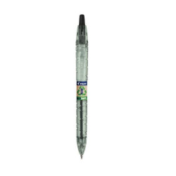 Penna a sfera a scatto Pilot B2P Ecoball ricaricabile, punta 1 mm, inchiostro nero