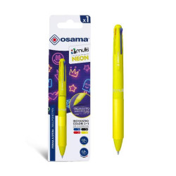 Penna a sfera BIC 4 Colori Velours con fusto in velluto decorato a tema marino.