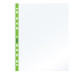 Buste forate - PPL - con banda verde neon - liscia - 22 x 30 cm - Favorit - conf. 25 pezzi