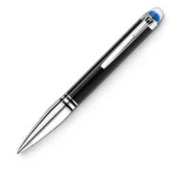 Penna a sfera Montblanc StarWalker Doué con corpo in resina nera e dettagli placcati platino.