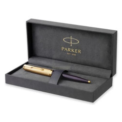 Penna a sfera Parker 51 Deluxe Plum GT con finiture in oro