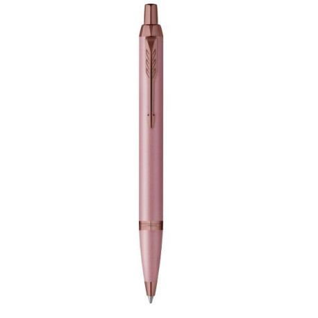 Penna a sfera Parker IM The Finishing Touch mauve con dettagli in cromo lucido