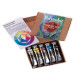 Colori vinilici Polycolor Primary Set - 20 ml - colori primari (nero, bianco inclusi) - Maimeri - set 5 pezzi