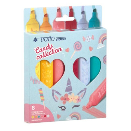 TRATTO VIDEO CANDY COLLECTION - COLORI PASTELLO