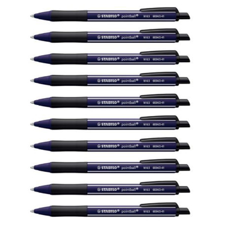 Penna a sfera STABILO pointball NatureCOLORS Wildflower blu prussiano 0,5 mm