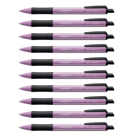 Penna a sfera STABILO pointball NatureCOLORS Wildflower grigio-viola