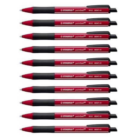 Penna a sfera STABILO pointball NatureCOLORS Wildflower, colore bordeaux