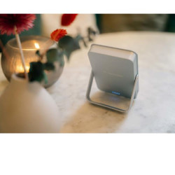 Verbatim POWER BANK 10000MAH Magnetico BLUE con Supporto da tavolo, 10000 mAh