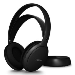 Philips SHC5200M2/12, Wireless, 10 - 21000 Hz, TV, 153 g, Auricolare, Nero