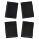 Quaderno A5 Pigna Monocromo 80 pagine rilegato a filo refe con copertina in PPL nero