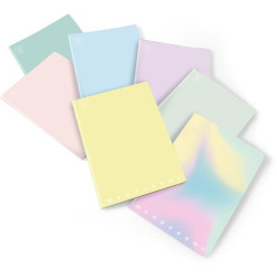 Quaderno Pigna con rilegatura a filo refe, formato A4, quadri da 5 mm, 80 fogli, copertina in cartone"