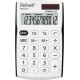 Rebell SHC312, Tasca, Calcolatrice di base, 12 cifre, 1 linee, Batteria/Solare, Nero, Bianco