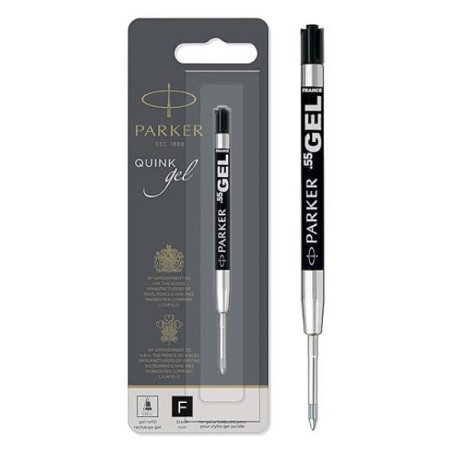 Ricarica penna a sfera Parker gel nero 0,5 mm