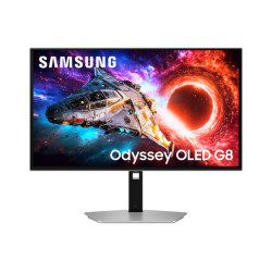Samsung G80SH, 68,6 cm (27"), 3840 x 2160 Pixel, 4K Ultra HD, OLED, 0,03 ms, Argento