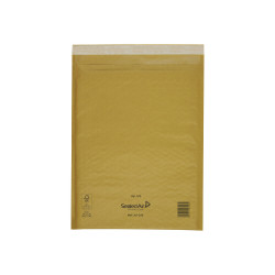 Mail Lite - Busta postale - 220 x 260 mm - rettangolare - estremità aperta - autoadesiva - pluriball - oro - pacco da 10