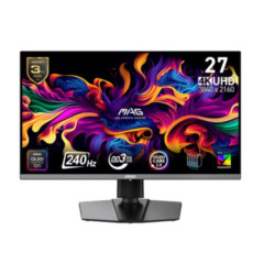 MSI MAG 272UP QD-OLED X24, 67,3 cm (26.5"), 3840 x 2160 Pixel, 4K Ultra HD, QD-OLED, 0,03 ms, Nero