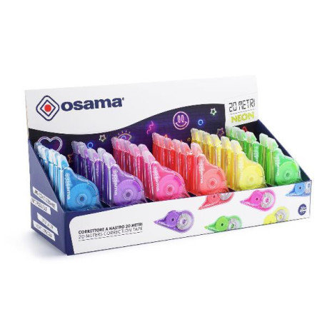SCRITTURA E CORREZIONE - CORRETTORI A NASTRO 20METRI NEON