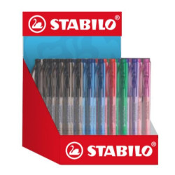 SCRITTURA E CORREZIONE - PENNA A SFERA LINER 308 - PUNTA F - Espositore 40 penne