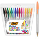 Set di 15 penne a sfera BIC Cristal Multicolore con 15 colori assortiti