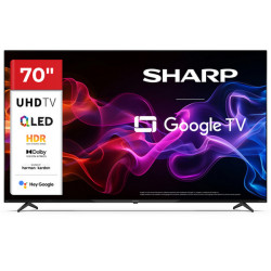 Sharp 70HP5265E, 177,8 cm (70"), 3840 x 2160 Pixel, QLED, Smart TV, Wi-Fi, Nero
