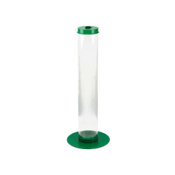 Contenitore da terra per batterie esauste - 27x100 cm - 10 L - trasparente - Medial