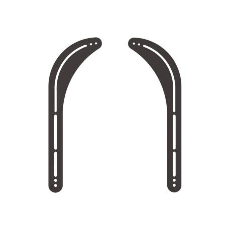 Neomounts NS-SB100 - Kit montaggio (2 staffe di montaggio) - per sound bar - nero