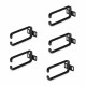 StarTech.com Anello Passacavi Verticale 1U per Armadi Rack- Gancio Laterale Aperto a D (4,5x10 cm) per Cavi, Adatto a Server Ra