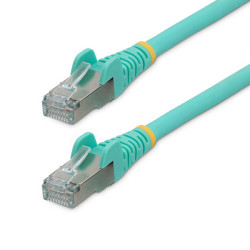 StarTech.com Cavo Ethernet CAT 6a - 7m - Acqua - Cavo di rete LAN Low Smoke Zero Halogen (LSZH) - 10GbE 500MHz 100W PoE++ - Fil