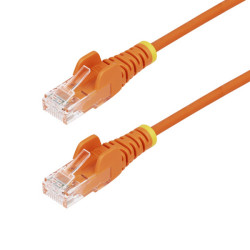 StarTech.com Cavo Ethernet CAT6 Arancionene da 7m- Patch UTP con Plug RJ45 Antigroviglio e Rilievi di Trazione, Cavo Lan Slim i